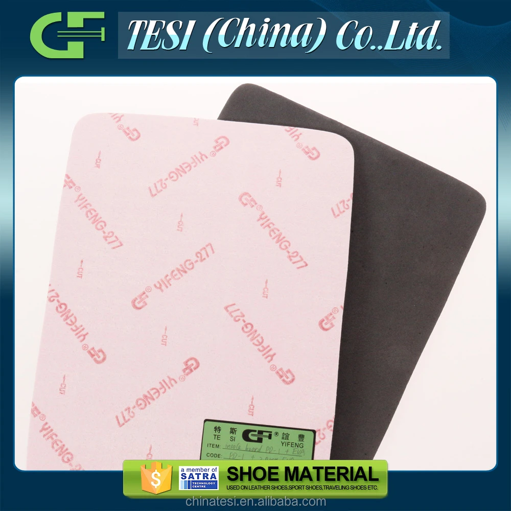 Non woven insole board with Eva for shoes insole