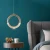 Import Nordic Hanging Lamps Modern Home Lighting Gold Pendant Necklace Ring Style Kitchen Decorative Luxury Chandeliers Pendant Lights from China