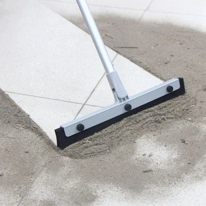 ODM Lightweight Plastic 30CM swivel Grey Industrial cleaning floor squeegee blade