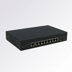 OEM 8 ports 10/100/1000Mbps managed Ethernet/Networking switches