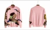 OEM &amp; ODM Custom Logo Jacquard  Intarsia Wild Goose Fashion Design Knit Women Pullover Sweater