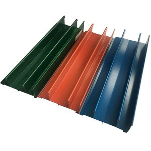 OEM color powder coating blue green aluminum extrusion profile for sliding door