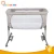 Import OEM factory aluminum alloy frame baby crib for beside adult bed from China