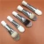 Import OEM ODM Mini Portable Vegan Foundation Brush Single Concealer Brush Small Short All White Handle Private Label from China