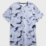 OEM  vetements pour hommes white 2021 slim fit hip hop graphic 100% polyester streetwear digital printing  t shirt men t-shirts