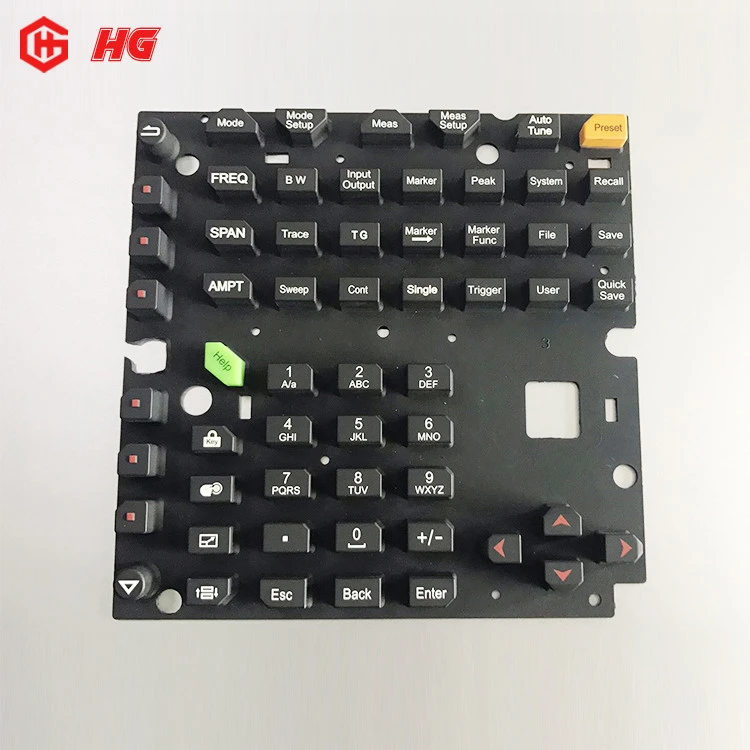 OEM Welcomed Custom Made Silicone Button Rubber Keypad Keyboard