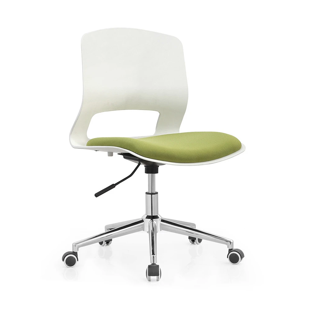 Office Lounge Furniture Plastic PP Chair Leaf Shaped Lounge Chair
