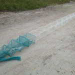 Offshore Aquaculture Fish Cage Folding Fish Fyke Nets Eel Trap