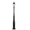 Outdoor decorative Cast Iron Street Lighting Garden Lamp Pole