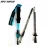 Import Outdoor Five Section Folding Telescopic Aluminum Alloy Lock Hiking Walking Stick from China
