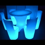 Outdoor IP65 Rechargeable Remote Control Colors Changing Glowing LED Furniture