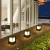 Outdoor Waterproof Post Fence Lamp  5W 7W 10W Solar Powered Garden Lights Square Main Gate Solar Pillar Light