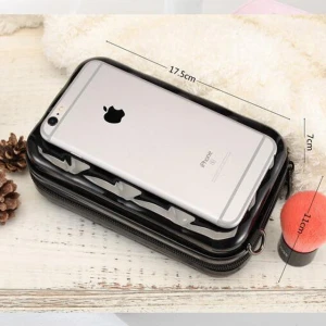 PC portable collection of coin wallet camouflage cosmeticbag makeup bag case bag ABS PC case for traveling