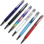 Pen Bling Pen Metal Ballpoint Pens Fine Black Ink Office Supplies
