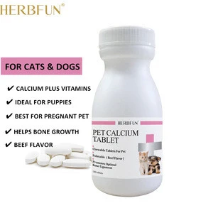 Pet calcium supplement for dogs and cats 180 count