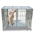Import Pet Supplies Stainless Steel Pet Animal Cages Wholesale Stainless steel Dog Crate Cages with Lockable Wheels from China