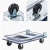 Import PH150 PH300 classical platform steel folding hand truck 660lbs warehouse material handling foldable trolleys from China