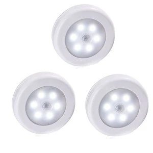 PIR Motion Sensor LED Cabinet Light Battery Night Light for Bathroom
