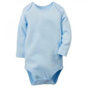 Plain Baby Rompers Long Sleeve Baby Rompers With Different Color Design