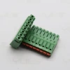 plastic enclosure with 3.5mm pitch screwless female terminal block connector
