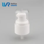 Plastic Powder Sprayer Cream Pump For Shaving Cream Bottle