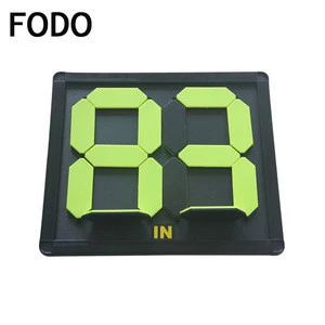 Plastic soccer substitution board/manual player change board FD687-2