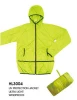 polyester/nylon waterproof foldable windbreaker rain jacket