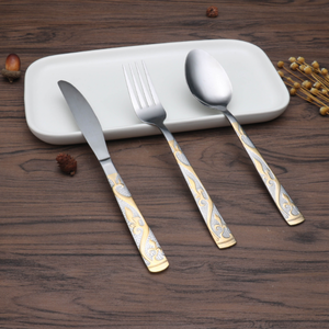 Popular Hot Sell White Recyclable Cutlery Silverware Flatware Set