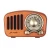 Import portable radio  FM/AM home Radio wireless speaker built in battery support TF card retro radio from China