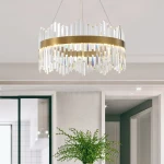 Post-Modern Suspended Hanging Interior Hanging Lamp Gold Modern Luxury Restaurant Chandelier