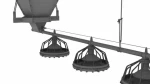 POULTRY HELPER farm feeding system broiler feed equipment for broiler chicken