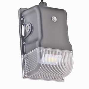 Precision die cast aluminum small indoor wall lamp with photocell sensor