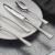 Import Premium luxury hammered handle cutlery set 304 stainless steel heavy solid spoon knives flatware dinner silverware set from China