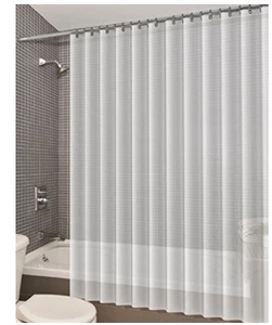 Premium Mildew Resistant Shower Curtain - Anti-bacterial 10-Gauge Heavy-Duty Liner - Waterproof and Water-Repellent -
