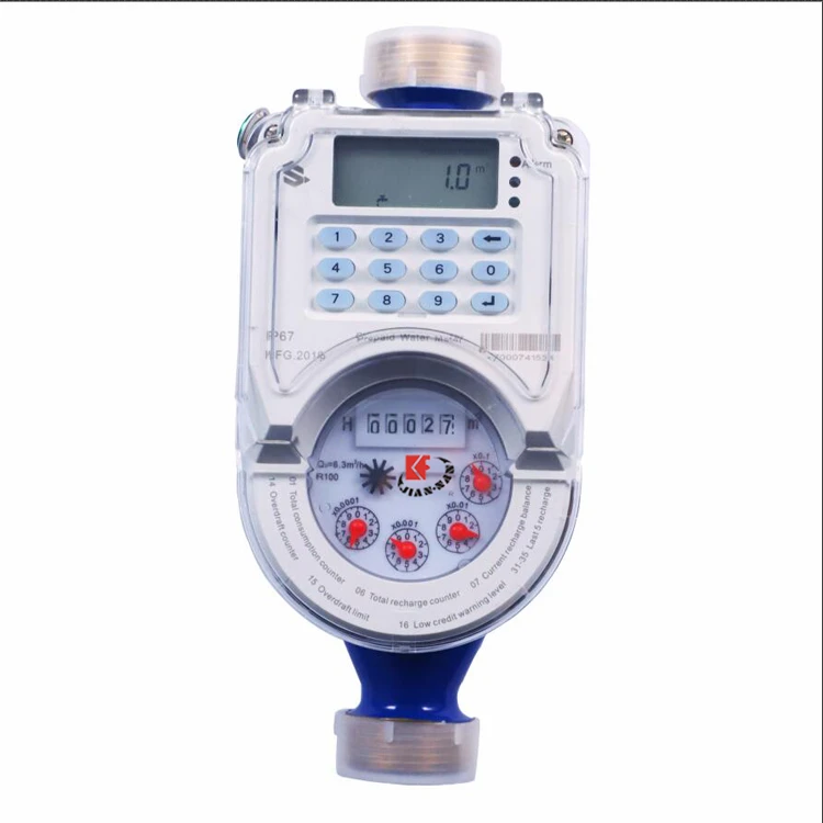 Prepaid Class C IP67 waterproof with LORA RF communication water meter