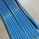 Price per meter round pipe aluminum large diameter aluminum extruded pipe for compressed air with powder coating