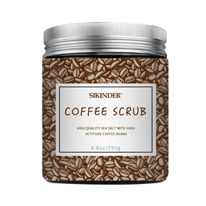 Private Label 100% Natural and Organic Ingredients Coffee Scrub for Face and Body