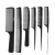 Import Professional  Anti-static comb Carbon fiber hair comb from China