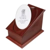 Professional ash wooden pet urn box with high quality