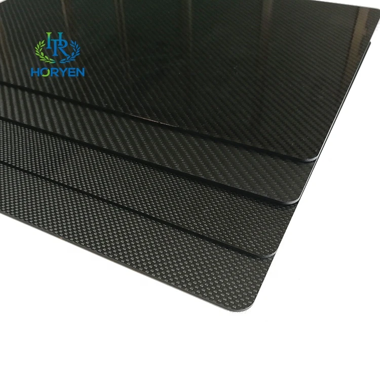 Professional carbon fiber board cnc cutting carbon fiber round corner plate