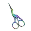 Professional Cuticle Manicure Pedicure Nail Curved Scissor 3.5&quot; New Gold Handle
