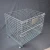Professional factory stackable industrial foldable galvanized pallet wire mesh storage cage