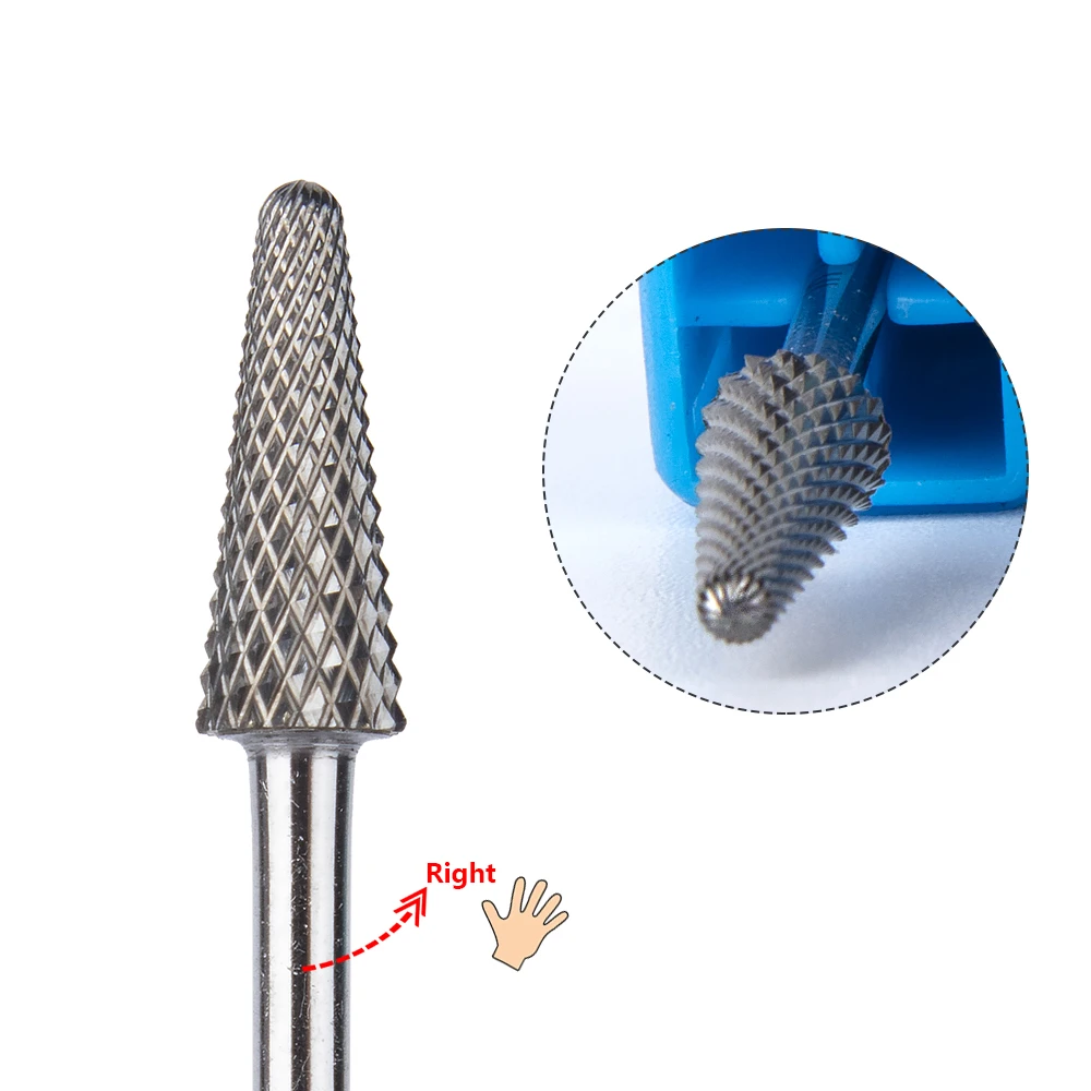 Professional Manicure File Tools Xc Volcano Carbide Nail Drill Bits