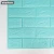 Import Professional manufacture cheap wholesale high quality blue foam 3d brick adhesive wallpaper from China