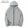 Professional OEM and ODM design own apparel comfort 100% Cotton jacket zip up jacket for company uniform