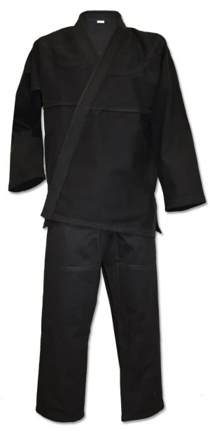 Professional Plain Black Jiu Jitsu Gi Custom Logo Mixed Martial Arts Uniform Bjj Gi JSW-JJG-2021