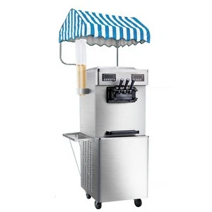 Professional Supplier Healthy Commercial Fruit Yogurt ice cream maker with double compressor