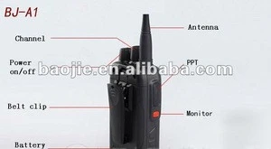 Professional UHF400-470MHz 3 watts walkie talkie BJ-A1