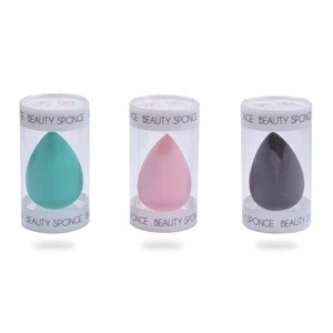 Professional Washable Waterdrop Beauty Makeup Sponge With Cylinder