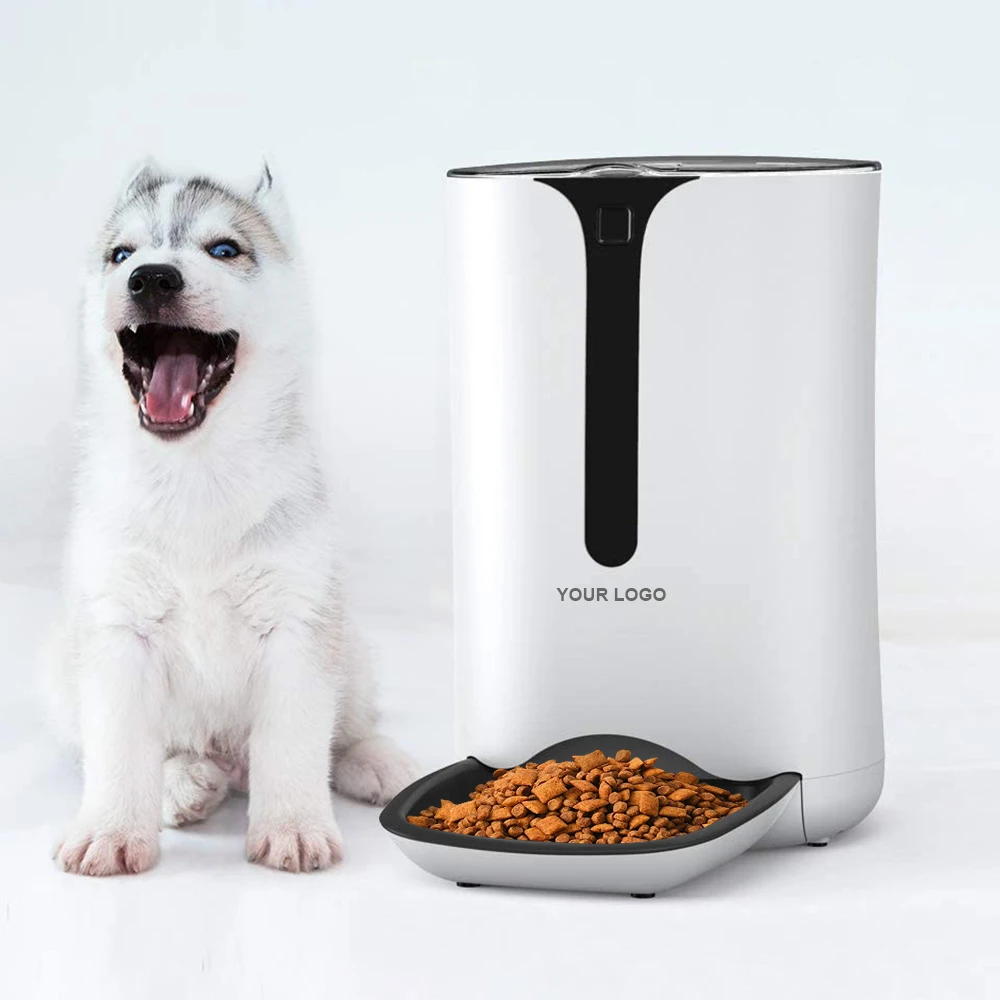 Programmable Food Timer Feeder Round Timing Dog Automatic Pet Feeder